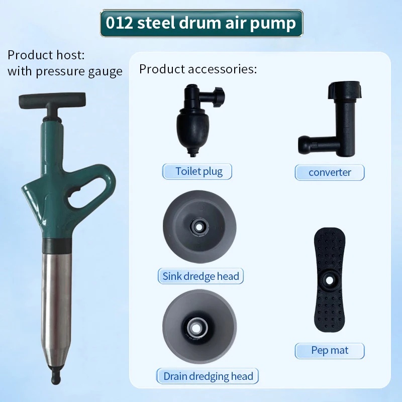Pneumatic Toilet Dredger Stain - đánh giá và giá Plunger Toilet