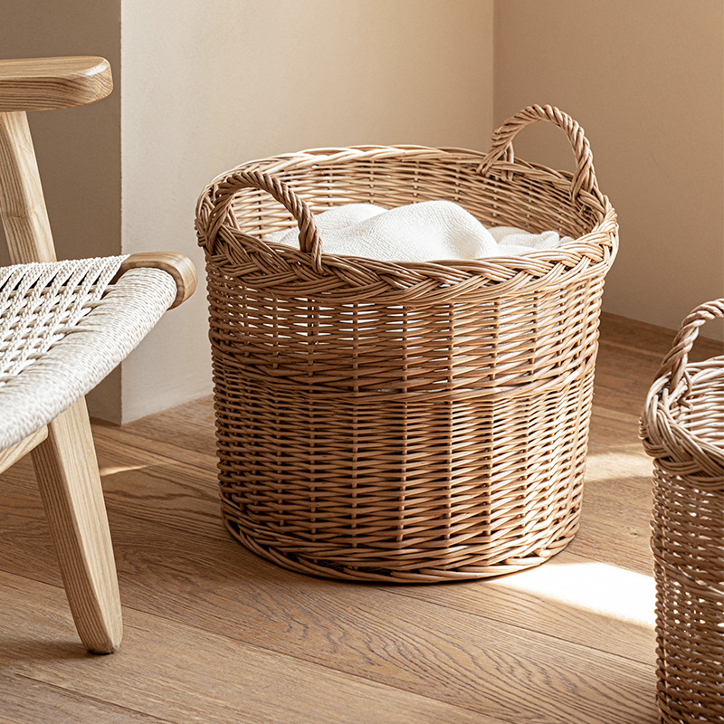 Woven Laundry Hamper with Hand - đánh giá và giá Home Essentials Bathroom Storage