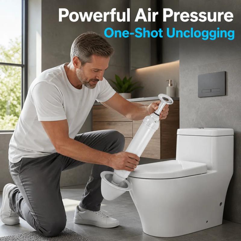 1PC Manual Vacuum Toilet Plung - đánh giá và giá Plunger Toilet