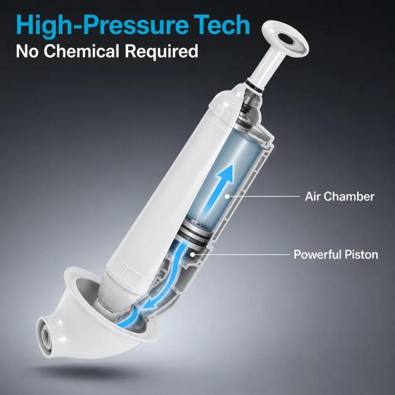 1PC Manual Vacuum Toilet Plung - đánh giá và giá Plunger Toilet