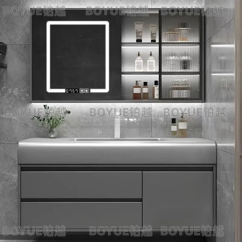Light Luxury Smart Bathroom Va - đánh giá và giá Home Bathroom Vanity Combo