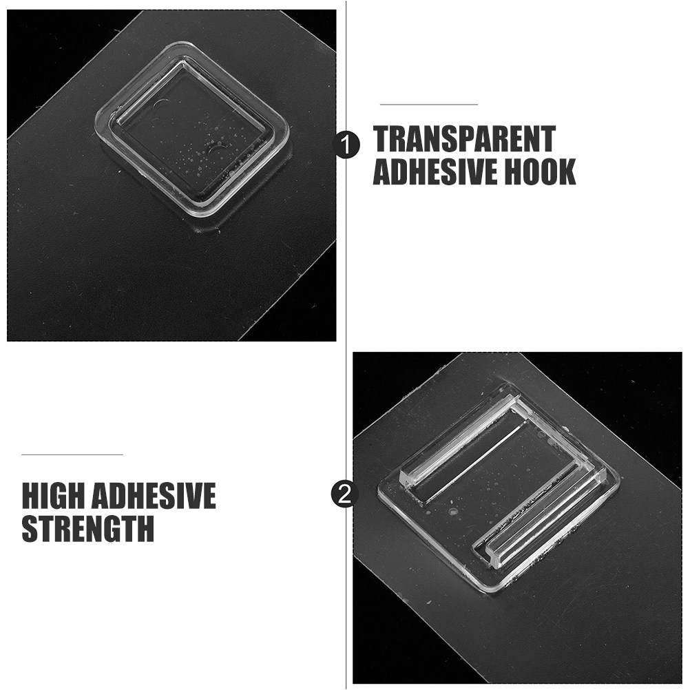20Sets Clear Wall Hooks High V - đánh giá và giá Home Bathroom Organizer