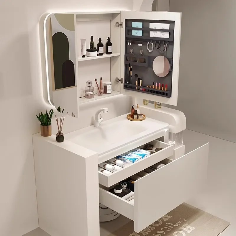 Ceramic Integrated Basin Bathr - đánh giá và giá Home Bathroom Vanity Combo